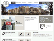 Tablet Screenshot of amsterdamvirtualoffice.com